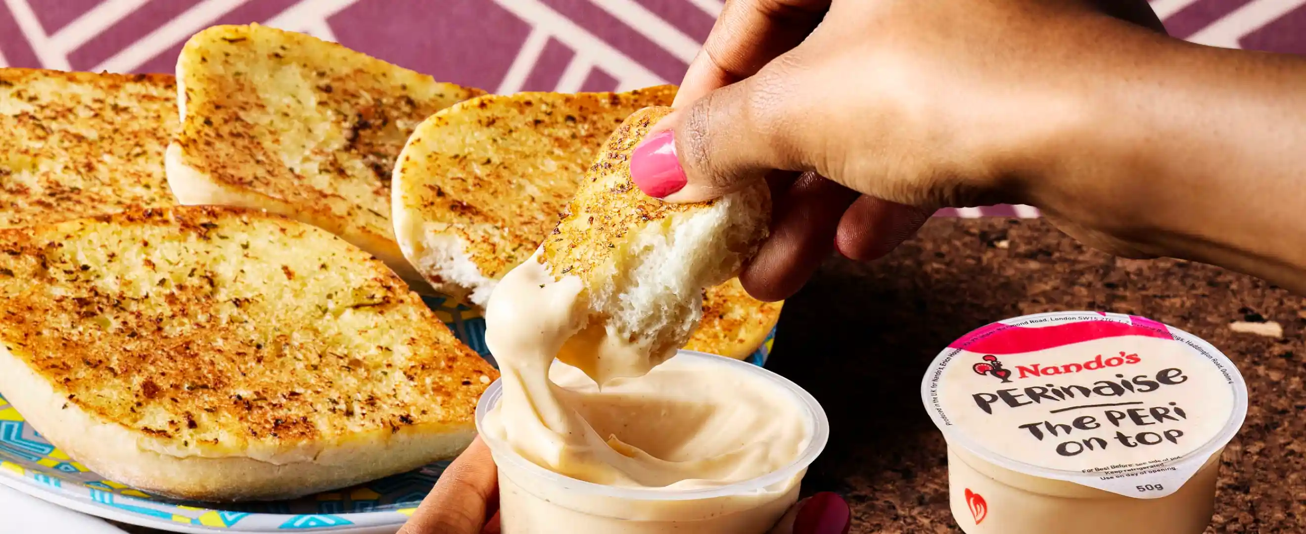 Garlic bread perinaise